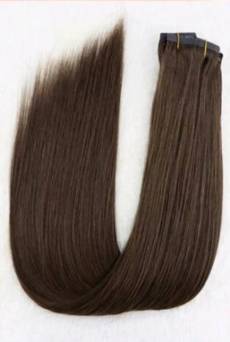 Brown straight clip-in Extensions